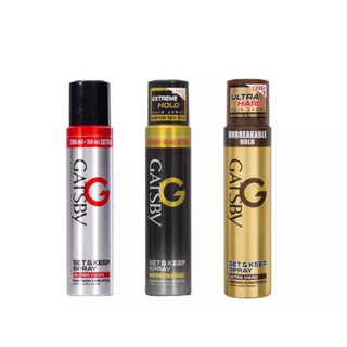 Keo Xịt Tóc Nam Gatsby Hair Spray 250ml, Keo Xịt Tóc Giữ Nếp Tạo Kiểu Tóc