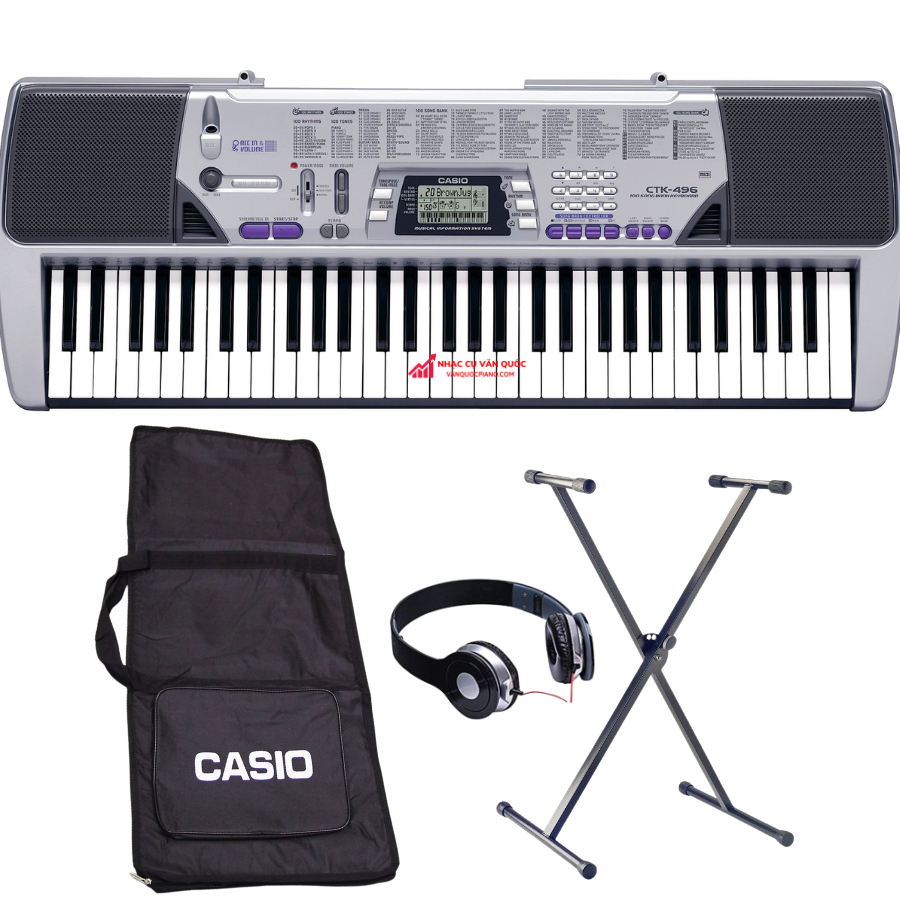 Đàn Organ Casio CTK 496 Nội Địa Nhật