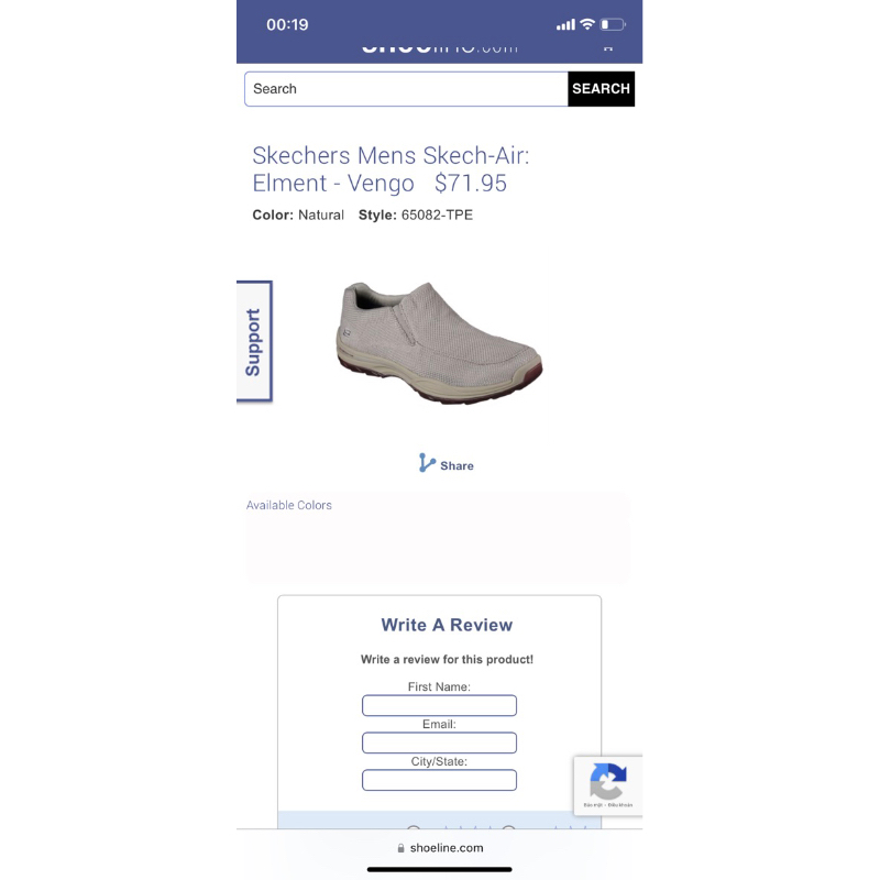 Thanh lý giày nam sketcher