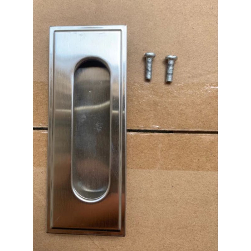 Nam châm hít cửa inox - Tay âm inox 96mm -  từ hít tủ bếp - tay cửa lùa - dùng trong ngành bếp inox công nghiệp