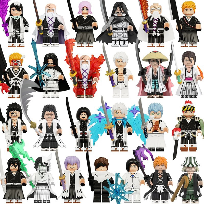 Minifigure Bleach Đồ Chơi Lắp Ráp Các nhân vật truyện tranh Bleach, Minifigre Tổng Hợp