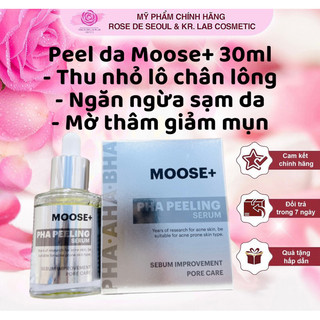 (tặng mặt nạ) Tinh chất Serum Peel da PHA Moose+ 30ml Hàn Quốc, tái tạo da, phục hồi da hạn 2026