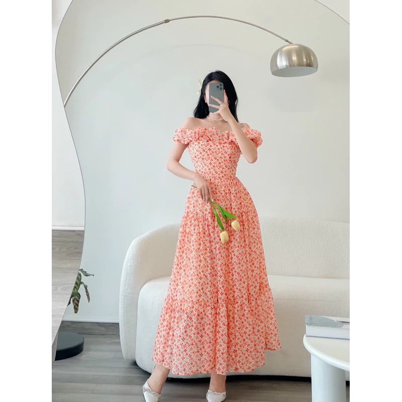 Đầm maxi chốt live 165