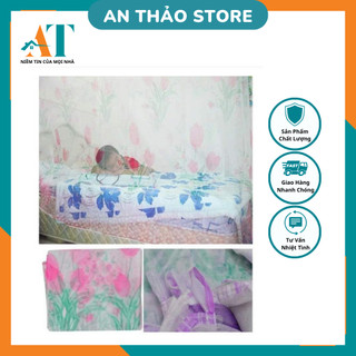 Mùng dây tuyn hoa hồng đủ size1m2-1m6-1m8-2mx2m2 giá xưởng