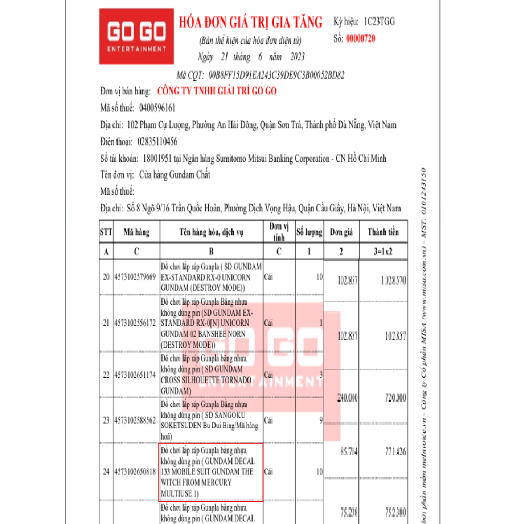 DECAL NƯỚC HUỲNH QUANG MG Astray Red Frame ver HiRM POWERED MJH