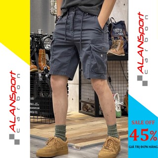 Quần short nam Cao cấp - Quần đùi nam ống rộng, dáng suông, túi hộp, chất vải kaki dày dặn, thoáng khí [SHORT 6 TÚI]