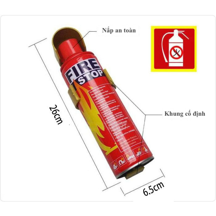 Bình cứu hoả chữa cháy Mini
