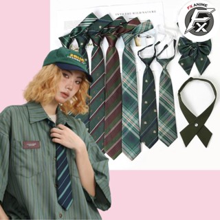 Cà Vạt Đồng Phục Học Sinh, Cà Vạt Nơ JK Màu Xanh Lá Phong Cách Nhật Bản Fxshop