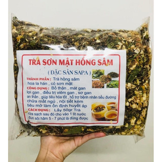0,5kg Trà Sơn Mật Hồng Sâm( nhiều hoa nhài và cỏ ngọt)