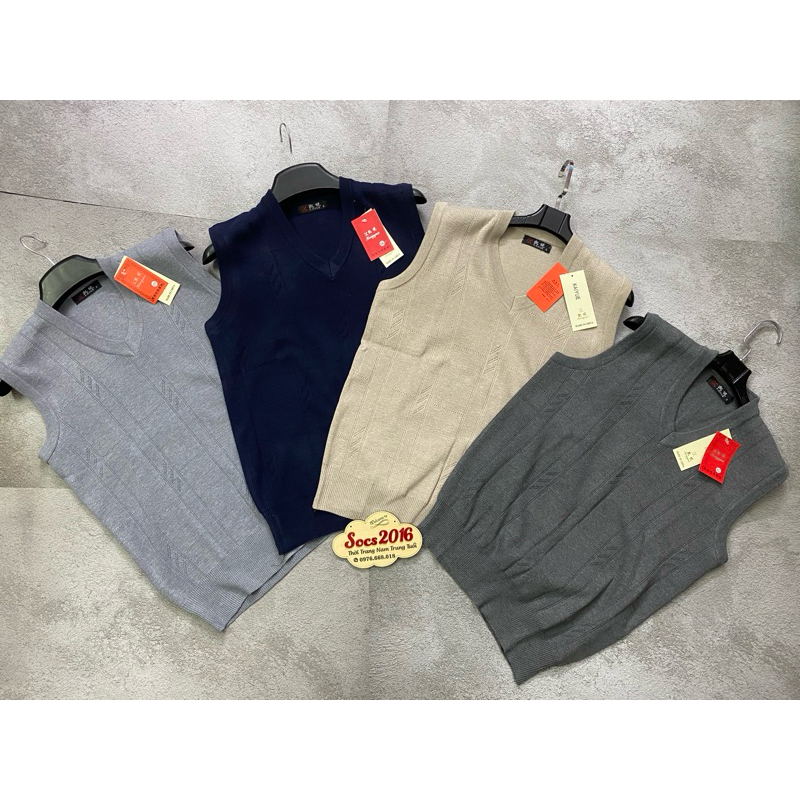 Áo Gile Len Nam Trung Niên tặng Bố