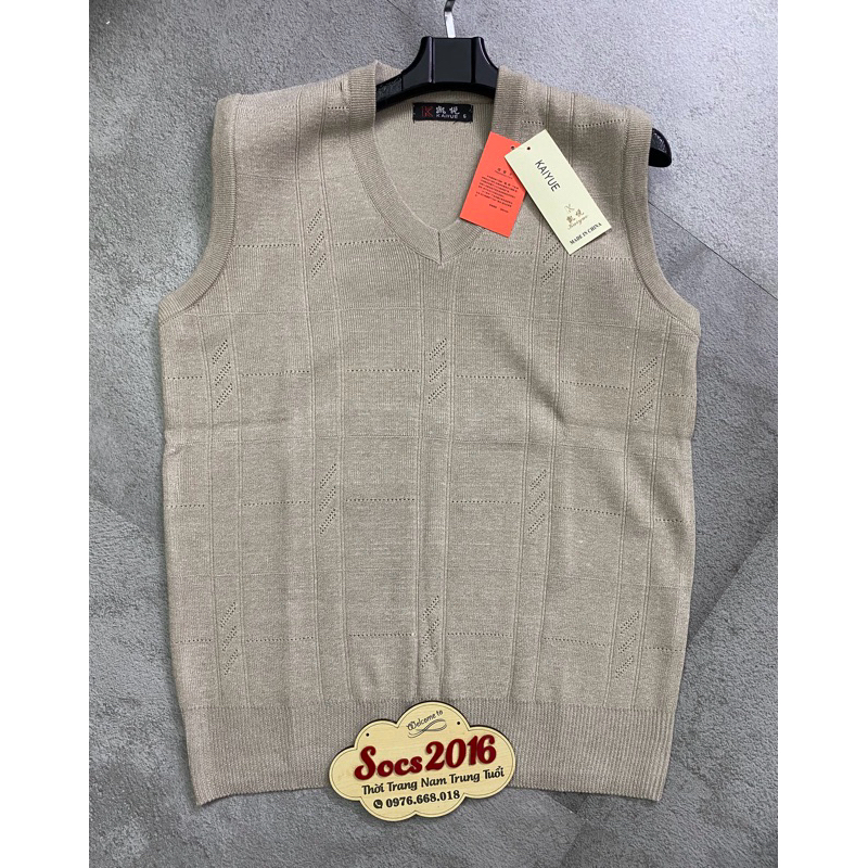 Áo Gile Len Nam Trung Niên tặng Bố