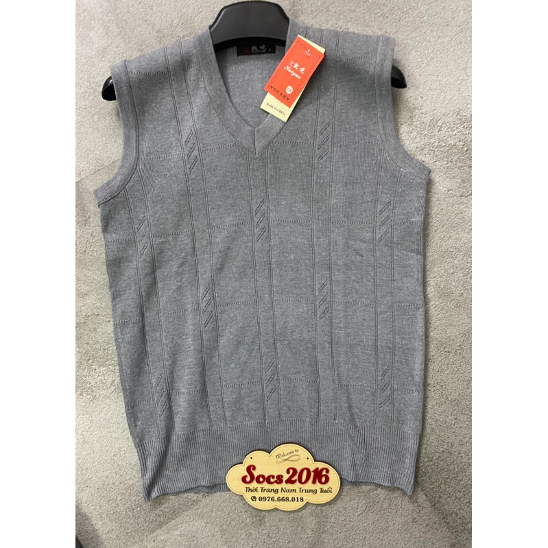 Áo Gile Len Nam Trung Niên tặng Bố