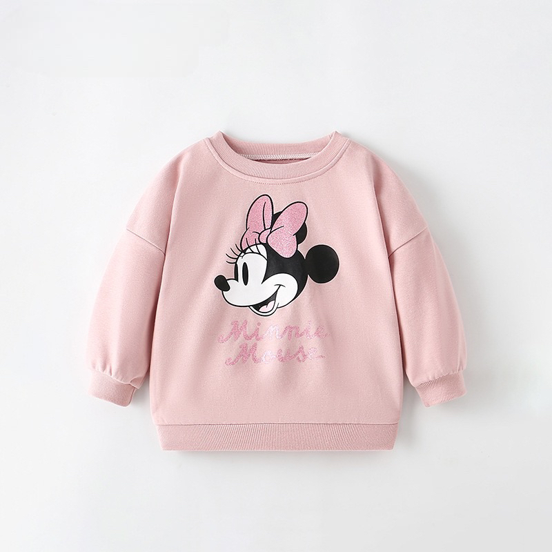 Áo nỉ Moon kids chất da cá Áo nỉ dài tay bé gái, bé trai AD521