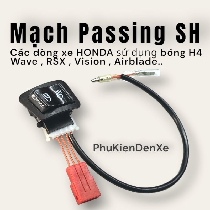Dây chuyển công tắc Passing SH đèn xe máy HONDA