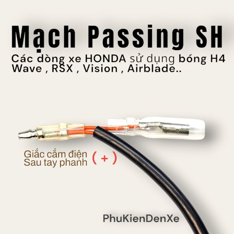Dây chuyển công tắc Passing SH đèn xe máy HONDA