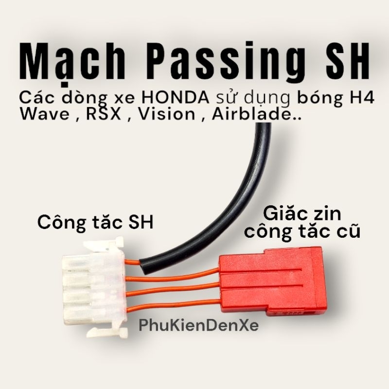 Dây chuyển công tắc Passing SH đèn xe máy HONDA