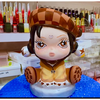 Tượng tô màu Skull panda ( Kèm MÀU SIÊU ĐẸP)