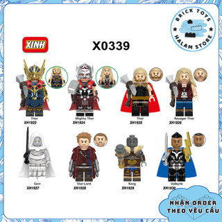 Đồ chơi xếp hình XINH X0339 Minifigures Marvel - Mô hình nhân vật Thor Love and Thunder