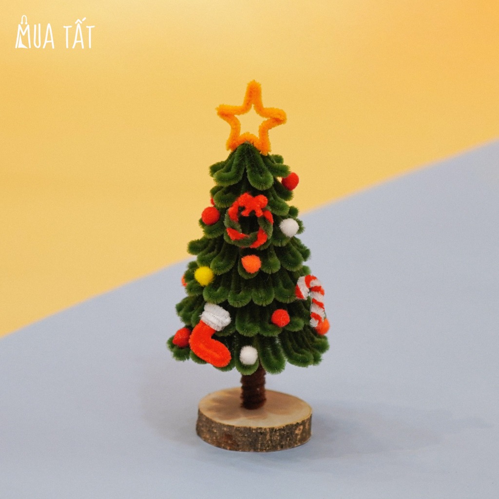 - Set nguyên liệu làm cây thông noel kẽm nhung nhiều mẫu Mua Tất
