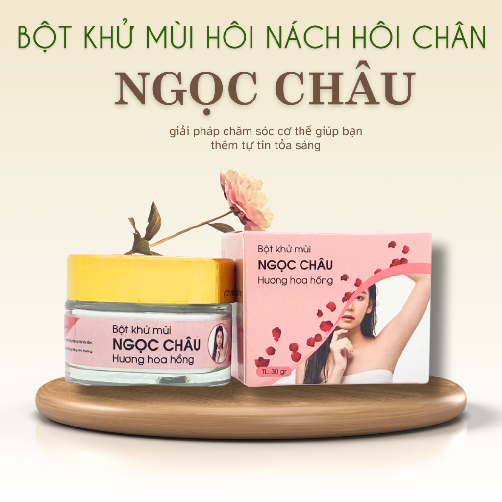 Bột Khử Mùi Hôi Nách Hôi Chân Ngọc Châu