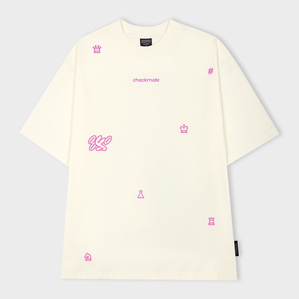 Áo Thun 8YO CHECKMATE Tee Cotton Mềm Mịn Mát - Áo Phông Local Brand Unisex Nam Nữ Form Rộng | BigBuy360 - bigbuy360.vn