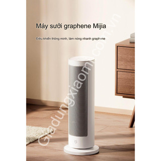 Máy sưởi Xiaomi Mijia Graphene, quạt sưởi thông minh công suất 2000W, tự ngắt khi đổ và quá tải nhiệt