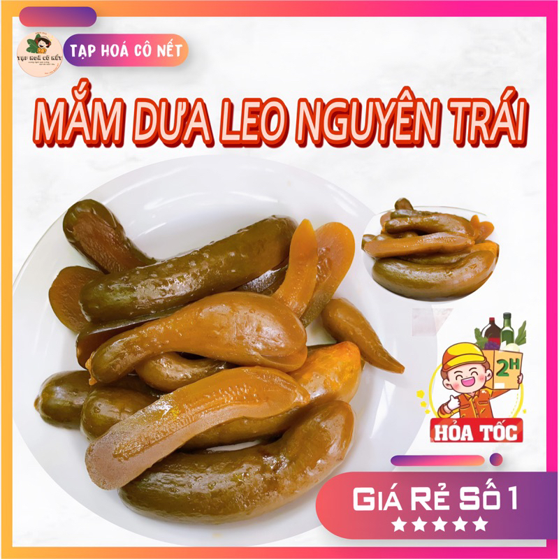 (CÓ SẴN) Mắm Dưa Leo Muối Nguyên Trái Chưa Trộn