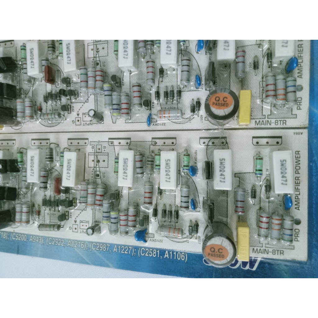 MẠCH AMPLY CÔNG SUẤT 16 SÒ 500W