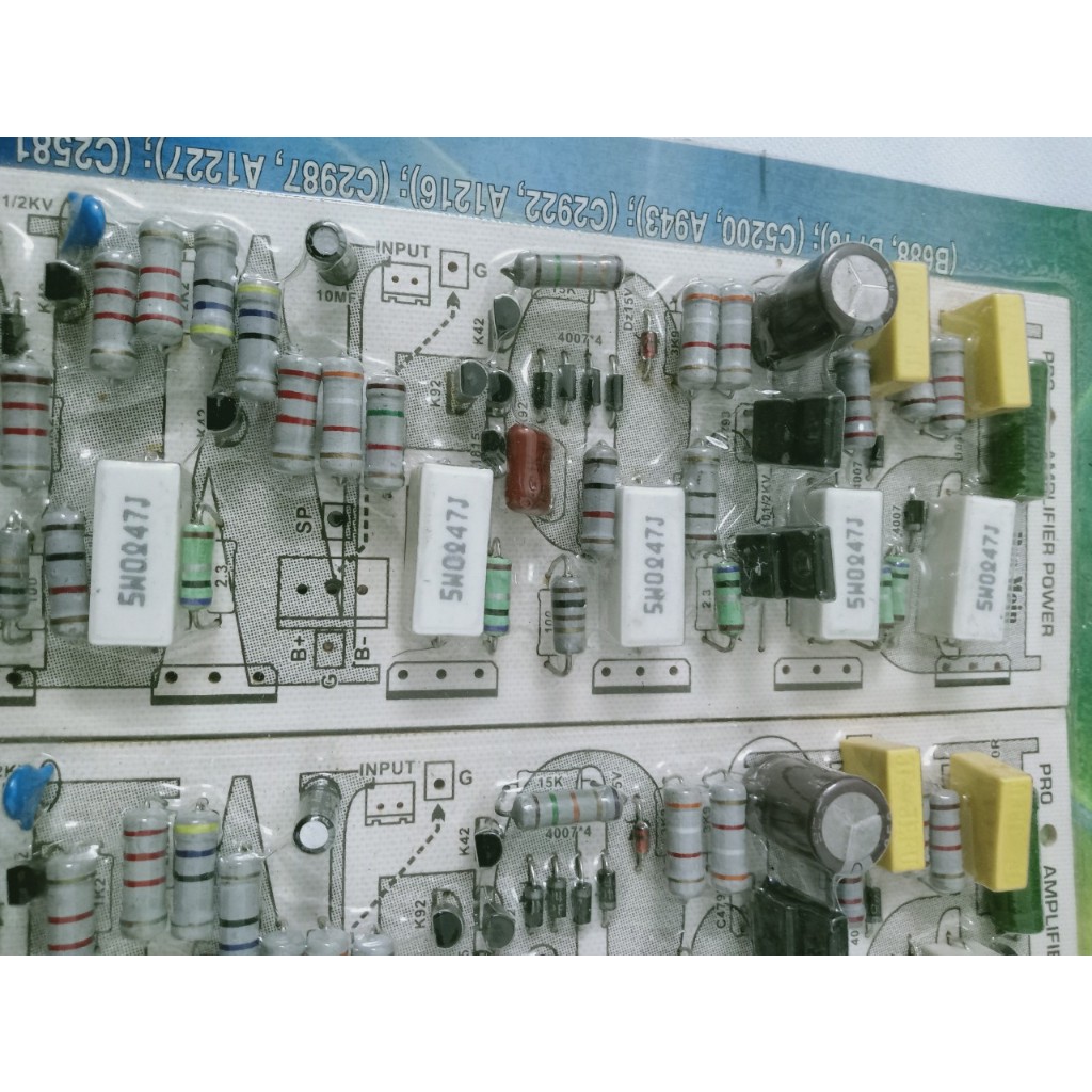 MẠCH AMPLY CÔNG SUẤT 16 SÒ 500W