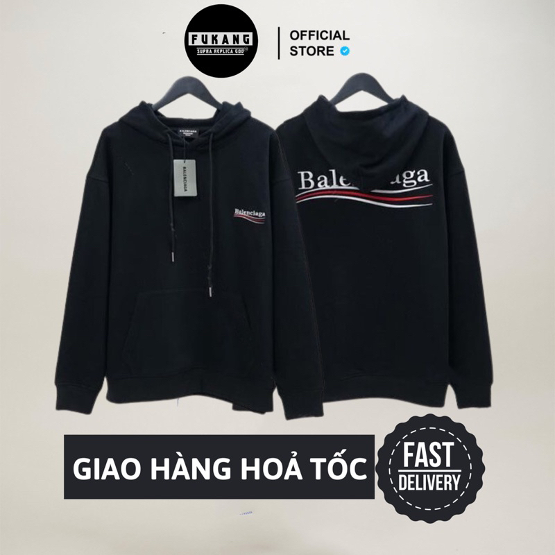 Hoodie Balen.ciaga Thêu Logo Best Quality