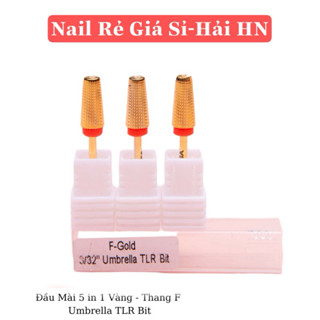Đầu mài Mỹ Vàng Titan 5in1 dùng được cho cả gel và bột Nail HN