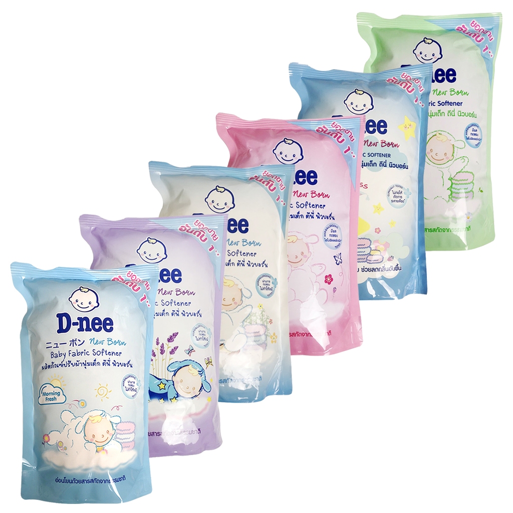 Nước giặt - xả quần áo cho bé Dnee Đại Thịnh túi 600ml đủ màu