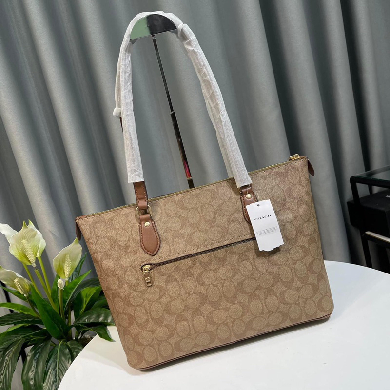 Túi Coach công sở Gallery Tote khoá zip