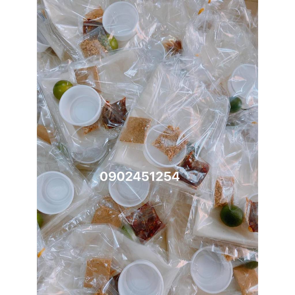 1 Bịch Bánh Tráng Phơi Sương Muối Nhuyễn Ớt Rim Siêu Cay
