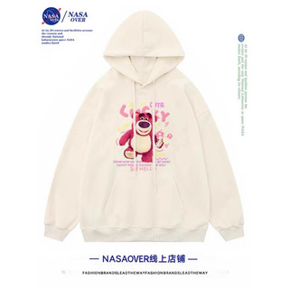 Áo hoodie nỉ mũ in gấu hồng lucky lotso chất nỉ lót bông