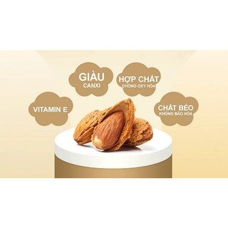 hạnh nhân rang bơ vỏ mỏng thơm ngon