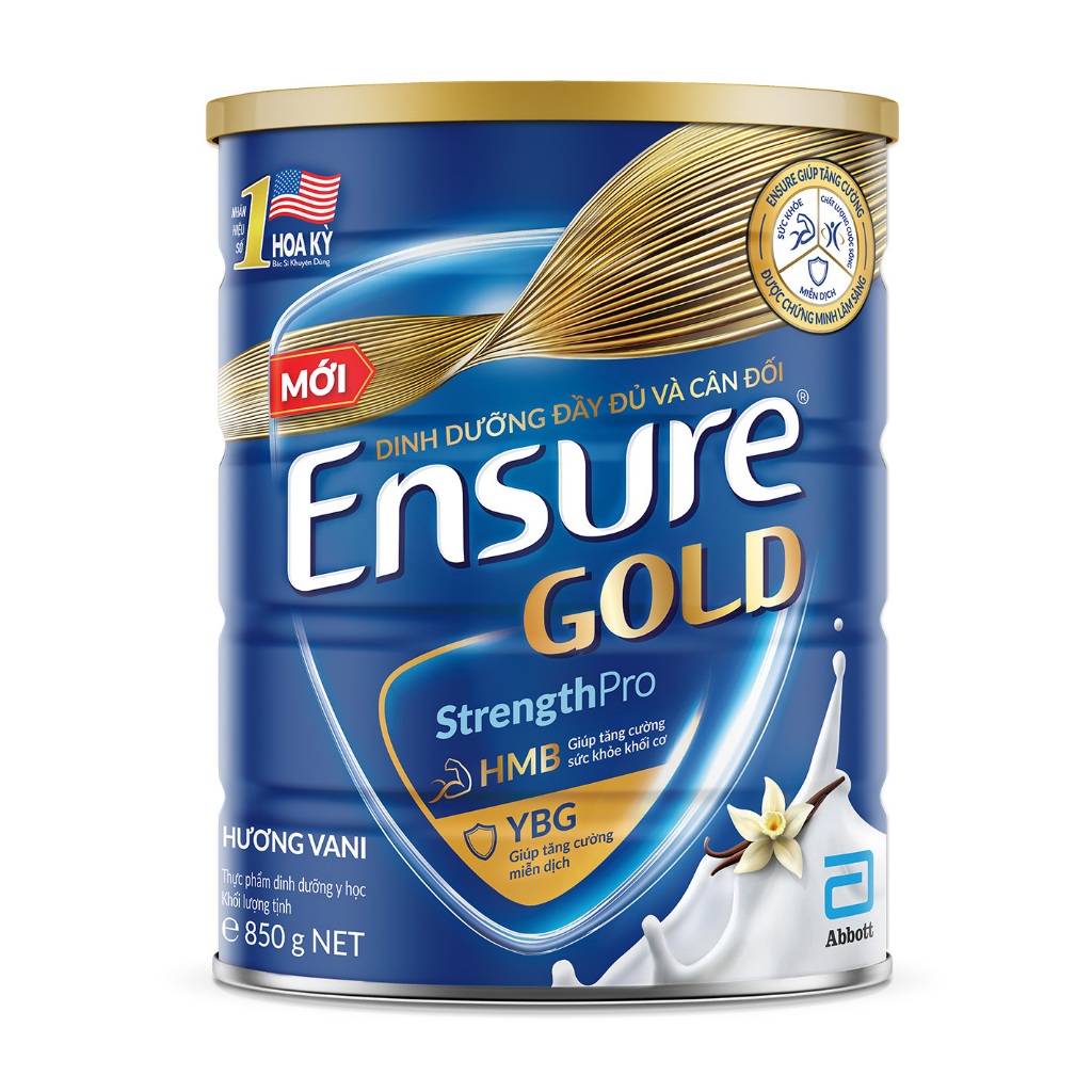 Sữa Ensure Gold Vani 850g (New)