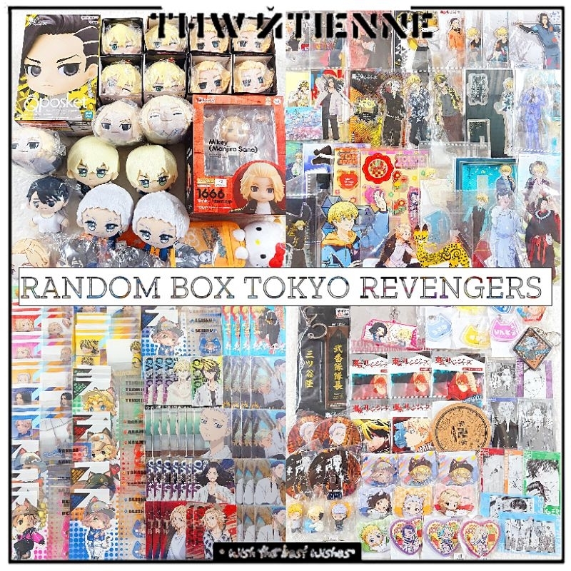 Box random goods/card TOKYO REVENGERS TR chính hãng