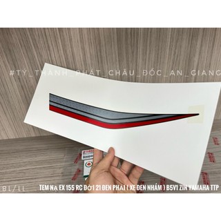 Tem nạ ex 155 rc đời 21 đen trái + phải b5v1