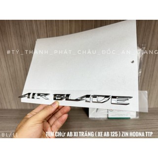 Tem chử Airblade Xi Trắng