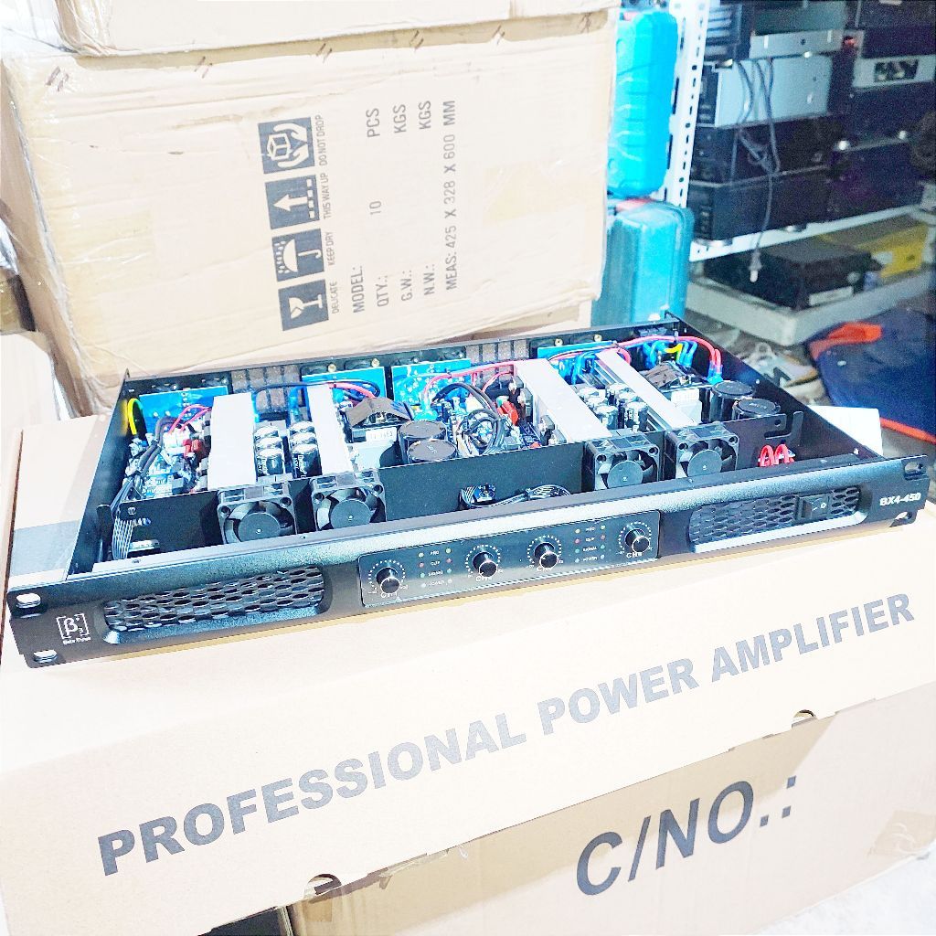 Xả kho lấy tương tác ... đẩy công cuất 4 kênh B3 BX 4 - 450 4-450 class D nguồn xung thế hệ mới hiệu năng cao chất âm ha