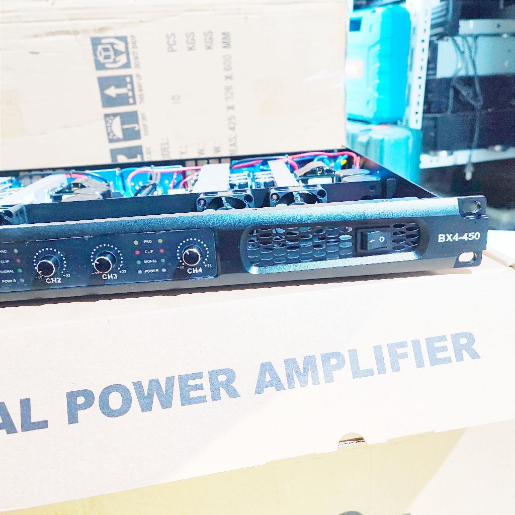 Xả kho lấy tương tác ... đẩy công cuất 4 kênh B3 BX 4 - 450 4-450 class D nguồn xung thế hệ mới hiệu năng cao chất âm ha