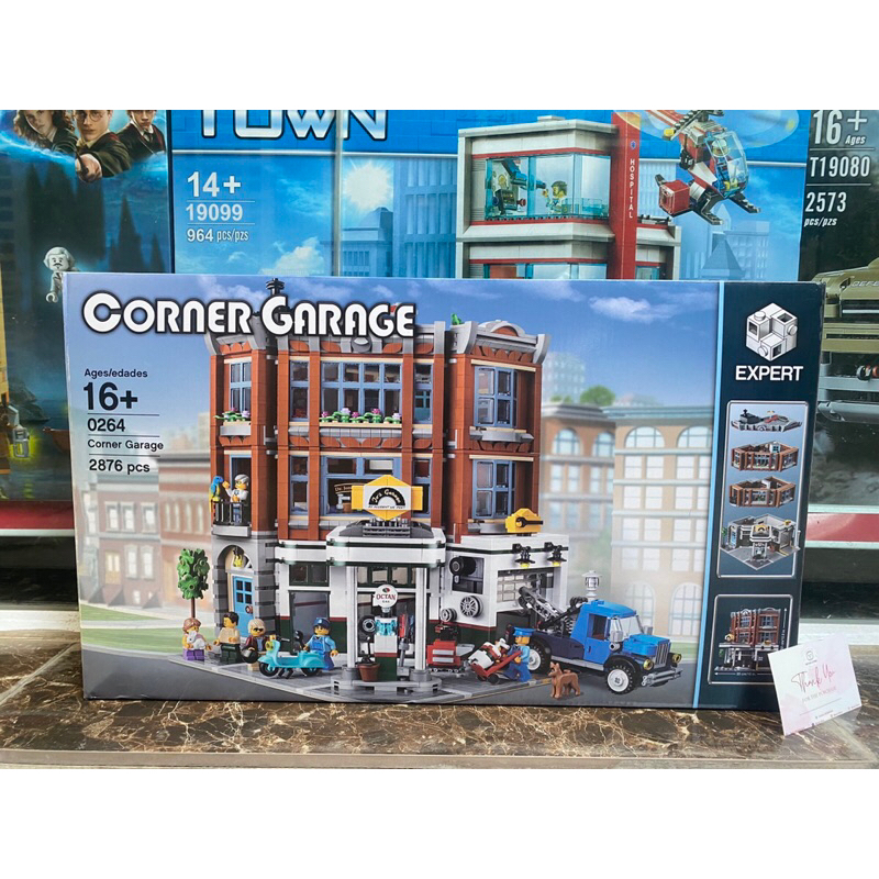 Đồ chơi lắp ráp 0264 6012 15042 Mô hình Gara sửa xe ô tô