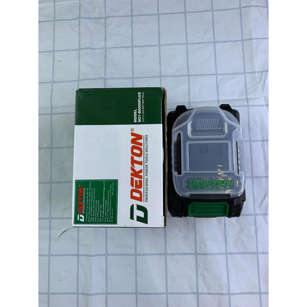 Pin Dekton 21V 6.0Ah M21-B6000Plus