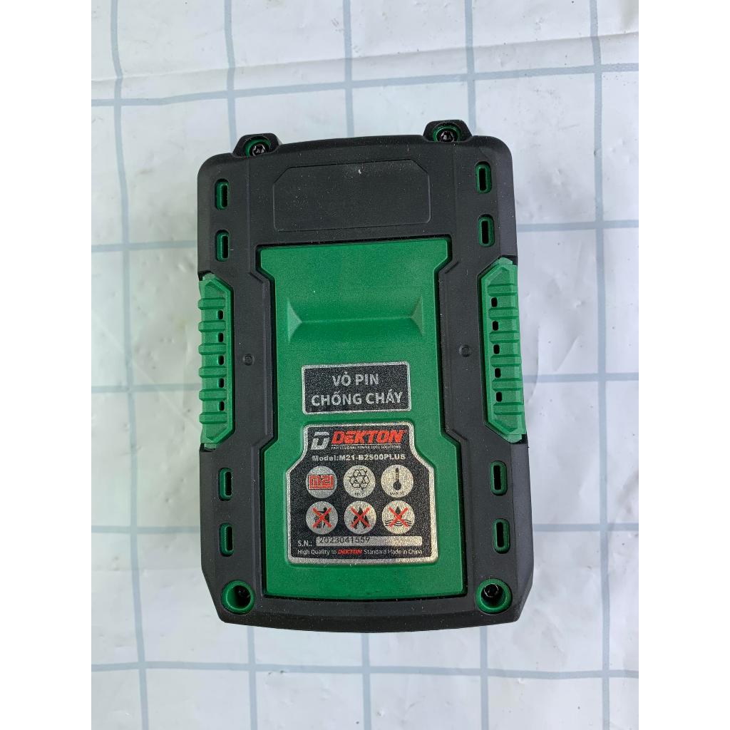 Pin 21V 2.5Ah Dekton M21-B2500PLUS
