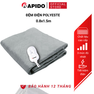  Đệm điện Poly Rapido REB-60SG chất liệu poly cao cấp công suất 60W bảo hành toàn quốc 1 năm 