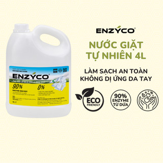 Nước Giặt Sinh Học ENZYCO Lành Tính 90% Enzyme Từ Dứa 4L