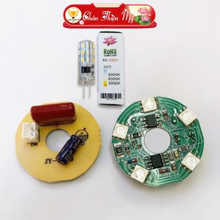 Mạch led đèn thờ đổi màu siêu sáng, led chân ghim g4 cho đèn trang trí chân thiện mỹ
