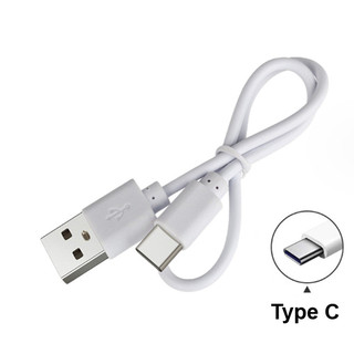 Dây Cáp Sạc đồ chơi USB Micro (0.5m / 1m), type C Trắng