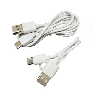Dây Cáp Sạc đồ chơi USB Micro (0.5m / 1m), type C Trắng